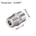 thumbnail image 2 of Uxcell 1/2 BSPT Stainless Steel Wide Angle Cone Spray Tip Nozzle, 2 of 5