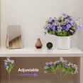 thumbnail image 4 of Sunjoy Tech Daisies Artificial Flowers Fake Colorful Plant Bouquet for Home Table Centerpieces Decoration Wedding Decoration 3 Bouquet, 4 of 7
