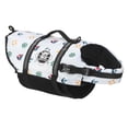 thumbnail image 4 of Paws Aboard Doggy Life Jacket Medium Nautical, 4 of 8