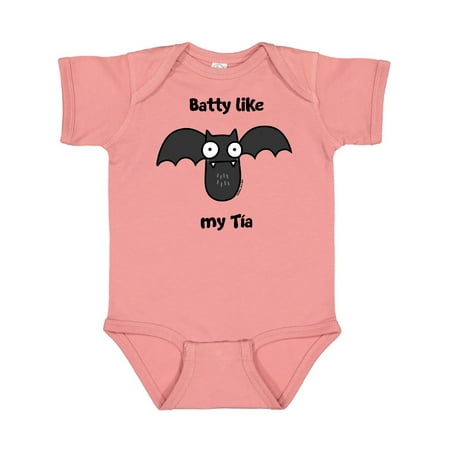 

Inktastic Batty like my Tia Gift Baby Boy or Baby Girl Bodysuit