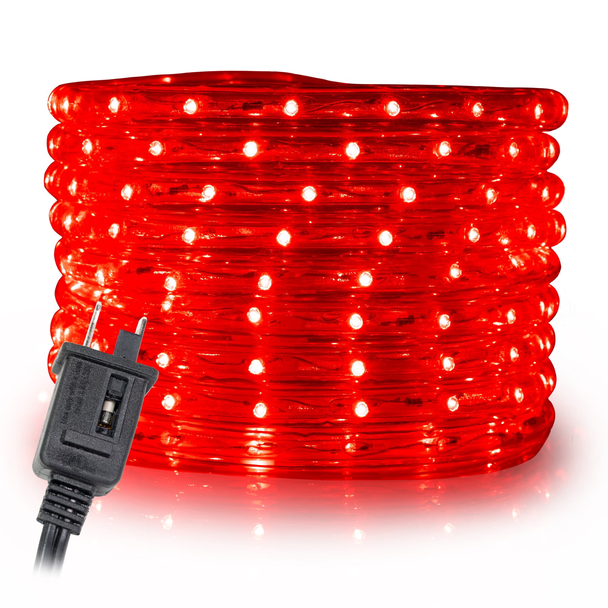10' 20' 25' 50' 100' 150ft Connectable 3/8" LED Rope Light Waterproof Decoration 