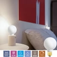 thumbnail image 4 of Bombilla LED Leools, regulable, G25, 6 W, 4000 K, 600 lm, E26, 120 V, paquete de 4, 4 of 9