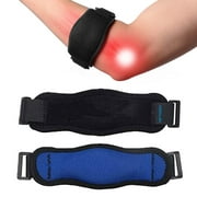Aptoco 1 Pc Tennis Elbow Brace Golfers Armband Support Strap with Compression Band Pad for Men Women Pain Relief