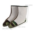 thumbnail image 4 of LYTMENT 1 Pair Men Winter Snow Boots Waterproof Insulated Warm Fishing Shoes Outdoor Hiking Boots With Cozy Liner For Cold Weather Protection And Comfort, 4 of 8