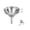 A, variant on Small Stainless Steel Kitchen Funnel Set with Removable Strainer & Cleaning Brush - 304 Metal Funnel for Transferring Oil, Juice & Wine, 5.1 Inch