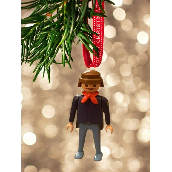 ORNAMENT PLAYMOBIL WESTERN SOLDIERS US Cavalry Sergeant Figure Figurine Charm