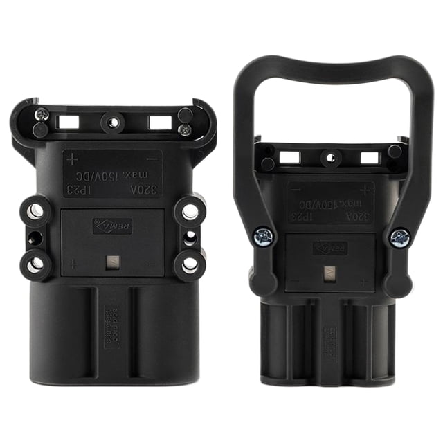 relayinert ABS Forklift Male And Female Plugs Complete Specifications Quick Plug Copper Terminals Smooth 320A Set