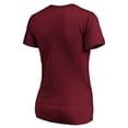 thumbnail image 3 of Women's Garnet Colorado Avalanche Drop the Puck V-Neck T-Shirt, 3 of 3