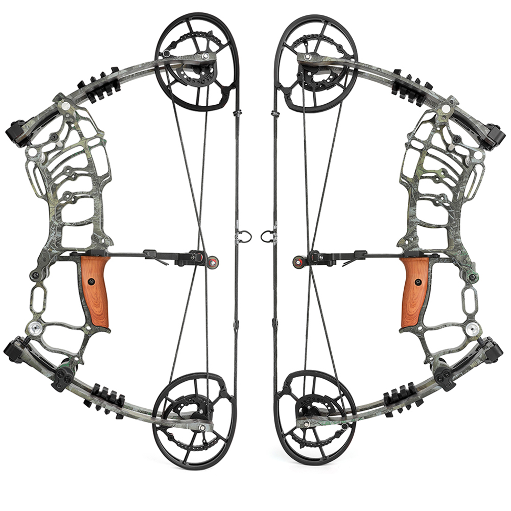 SHARROW Short Axis Compound Bow 30-70lb Set Dual-Use Steel Ball Arrow Archery Hunting RH LH