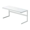 thumbnail image 1 of YAMAZAKI Home Expandable Support Rack-Kitchen Storage Organizer Steel Countertop Shelf, One Size, White, 1 of 2