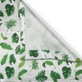 thumbnail image 3 of Ambesonne Tropical Kitchen Curtains, Diversified Trees, 55"x45", Lime Green Emerald, 3 of 3