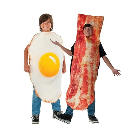Kids Bacon and Eggs Costume Set