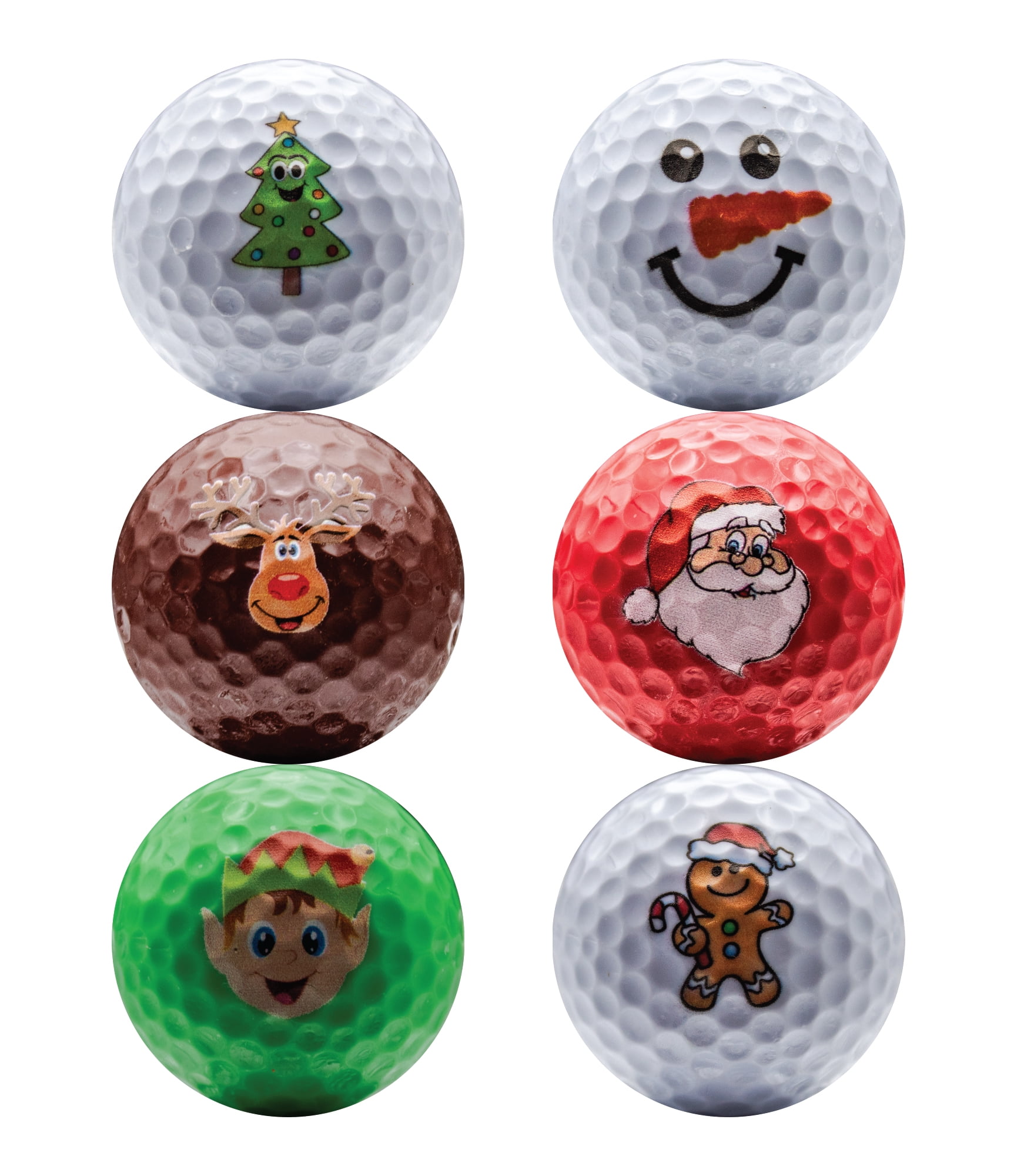 Christmas Variety Golf Balls 12 Pack by GBM Golf