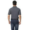 thumbnail image 4 of Zfeel Men’s Dry Fit Performance Polo Shirt, Pure Polyester Moisture Wicking Casual Polo Shirt, Iron Grey, XS, 4 of 5