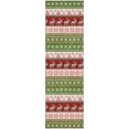 thumbnail image 2 of Addison Rugs Mayfield Premium Machine Washable Transitional Holiday Green Runner Rug, 2'3" x 7'6", 2 of 6