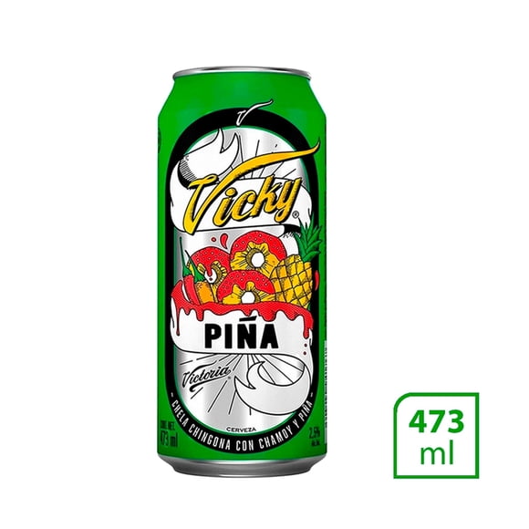 Cerveza mezclada Victoria Vicky Piña 473 ml