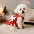 thumbnail image 5 of FeiFu Pet Dog Clothes Autumn Winter Cats Apparel Cats Dog Clothing Christmas Decorative for Cold Seasons Christmas Pet Holiday Style, 5 of 5