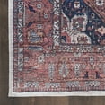 thumbnail image 5 of Nourison Brilliance Machine Washable Persian Ivory/Brick 9'2" x 12' Area Rug, (9x12), 5 of 9