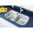 thumbnail image 2 of Wells Sinkware 33 in. 18 Gauge Undermount 50-50 Double Bowl Stainless Steel Kitchen Sink, 2 of 4