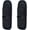 Black - 2 packs, variant on Tactical Flashlight Pouch Holster, Rotatable Flashlight Holder Belt Clip Tactical Torch Carry Case with 360 Degree Carabiner Reel Clip