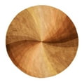 thumbnail image 4 of EORC Brown Hand-Tufted Wool Contemporary Swirl Rug, 5' x 8', 4 of 8