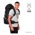 thumbnail image 4 of Totto Mochila De Viaje Ergonómica Con Correa Lumbar, Bolsillo Removible Y Protector Para Lluvia | Se amarillo G, 4 of 9