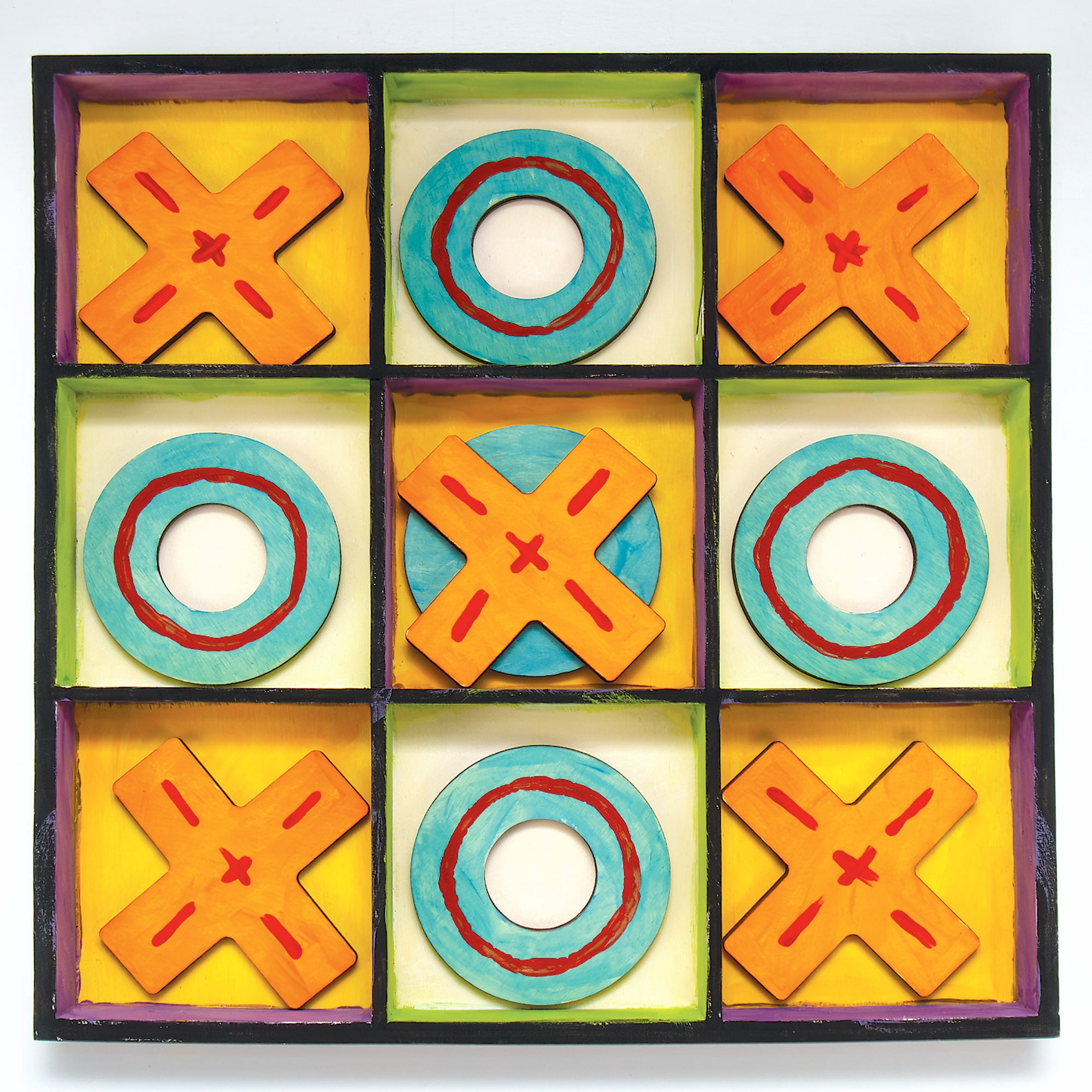 Hello Hobby Paint Your Own Tic Tac Toe Kit