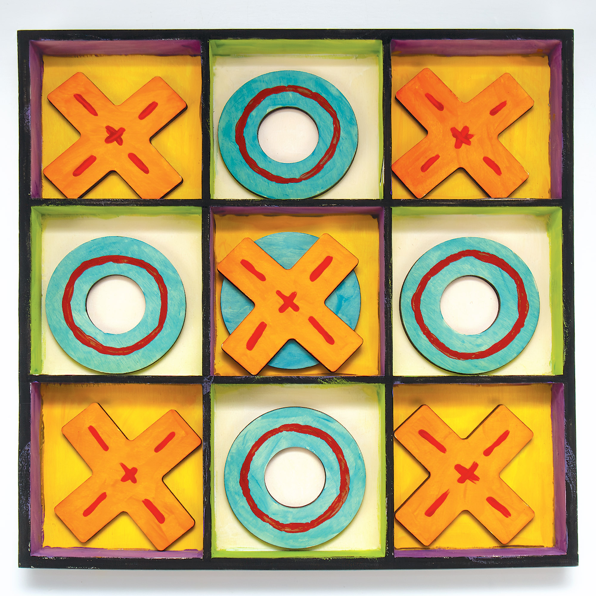 Hello Hobby Paint Your Own Tic Tac Toe Kit photo 4