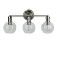 thumbnail image 2 of Radiance Goods Transitional Brushed Nickel 3 Light Vanity Bath Light 22" Wide, 2 of 5