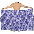 thumbnail image 5 of HAPPY BAY Men's Pareo Standard Surfing Sarong Full Beach Wrap One Size Dodger, Sun Summer Vacation Party, 5 of 5