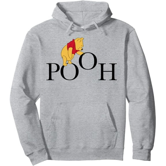 Winnie the Pooh Letters Pullover Hoodie for Men Women Kids