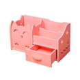 thumbnail image 1 of Methold Organizador de escritorio elegante para un fácil acceso y una disposición ordenada Organizador de almacenamiento de papelería Carpetas de archivos rosa, 1 of 6