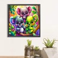 thumbnail image 2 of Pintura de diamante 5D DIY Taladro redondo completo Los tres pequeños koalas Decoración para el hogar JShteea El nuevo, 2 of 9