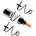 thumbnail image 4 of Simple Single Bottle Wall Mounted Wine Glass Rack Spiral Three Red Wine Bottle Display Rack Metal Hanging Wine Rack, 4 of 6