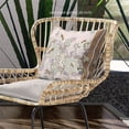 thumbnail image 4 of Honeybee on Flower Indoor/Outdoor Pillow in Green Brown 26x26, 4 of 4