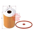 thumbnail image 1 of Filtro Para Aceite Sakura HD120 2013 A 2018 Hyundai L6 6.0L Diesel, 1 of 3