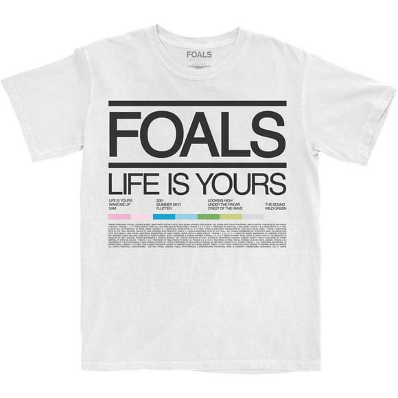 Foals Adult Life Is Yours Track List Cotton T-Shirt