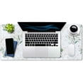 thumbnail image 4 of Cute Floral Large Mouse Pad - Eucalyptus Leaves Desk Mat, Waterproof Gaming Mousepad for Women Girls, 35.5"x15.7", Ideal for Desktop, School, Office, Home, 4 of 6