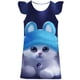 thumbnail image 2 of Vestidos de princesa para niñas y gatos, Vestidos de fiesta de cumpleaños para bebés y niñas, ropa nueva para niños de 1 a 10 años, faldas de una pieza 5T Gao Jinjia LED, 2 of 2