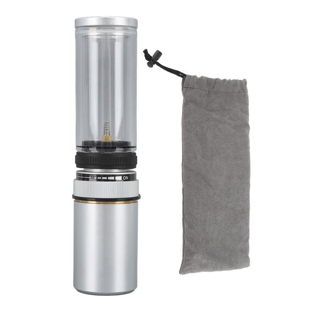 Lámpara de gas de vela de alto brillo, multifuncional, segura, portátil, para acampar al aire libre.