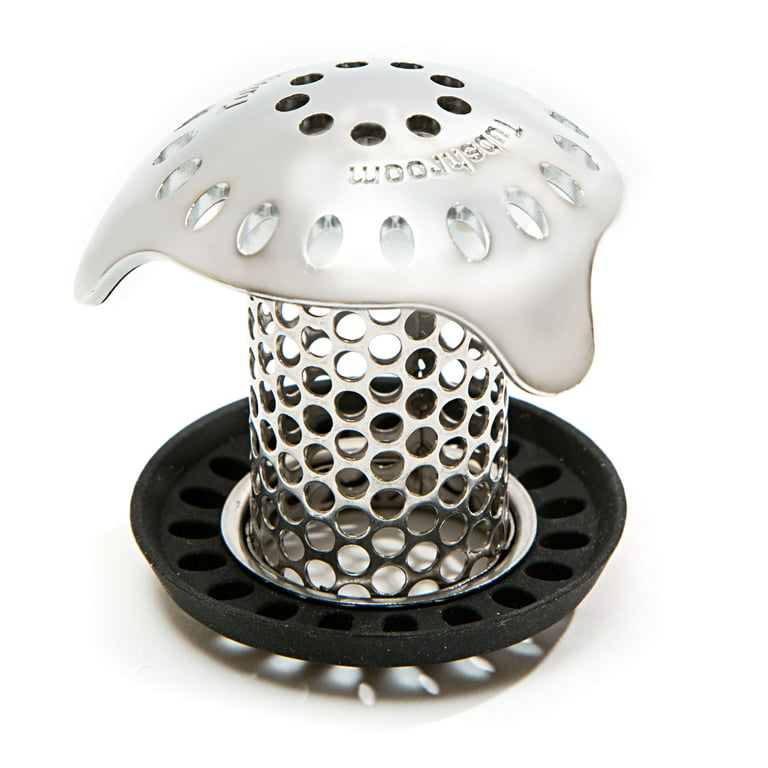 TubShroom Ultra (Stainless) Hair Catcher to Prevent Clogged Tub Drains