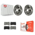 thumbnail image 1 of Transit Auto Front Disc Brake Rotors and Semi-Metallic Pads Kit for Car Ford Mustang K8S-100153, 1 of 11