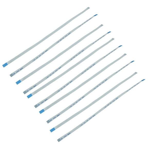 Uxcell B type AWM 20624 80C 60V Flexible Flat Cable 0.02" Pitch 8 Pin 7.87" 10Pcs