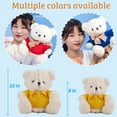 thumbnail image 4 of Teddy Bear Personalized Plush Toys, Customized Gifts Stuffed Bear with Text as Gift on Birthday Christmas (8 IN-Text), 4 of 6