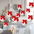 thumbnail image 4 of Kbndieu 12pcs Christmas Balls with Red Bow Christmas Tree Decorations Ornamnets Xmas Shatterproof Foam Hanging Balls for Xmas Tree Holiday Wedding Party, 4 of 6
