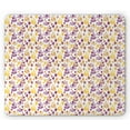 thumbnail image 1 of Floral Mouse Pad, Striped and Polka Dotted Autumn Leaves and Ear of Wheat, Rectangle Non-Slip Rubber Mousepad, Earth Yellow Purple, by Ambesonne, 1 of 2