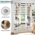 thumbnail image 3 of Yayeee Window Curtains Set of 2 for Living Room Light Filtering 63"x52", Mouse Eats Cookies, 3 of 7