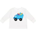 thumbnail image 3 of Inktastic Easter Egg Truck Boys Boys Long Sleeve Toddler T-Shirt, 3 of 5