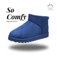 thumbnail image 2 of C&C California Women's Short Cozy Slipper Boots - Comfy Faux Fur Lined Indoor Winter Shoes for Ladies, Warm Plush Ankle Booties with Non-Slip Soles, Stylish and Soft House Slippers for Women, 2 of 6