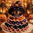 thumbnail image 6 of Halloween Crochet Tabletop Decor DIY Kit, Crochet Animal Halloween Tree DIY Craft Kit, Handmade Creative Holiday Craft Set for Adults, Gift for Craft Lovers, 6 of 8